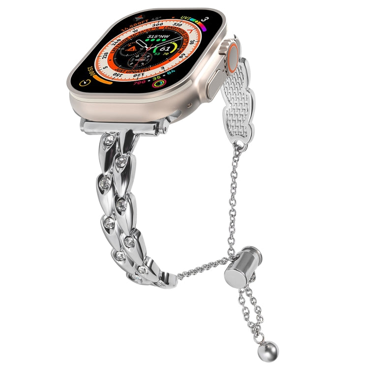 Rhinestone Peacock Metal Bracelet Watch Band, Series 1