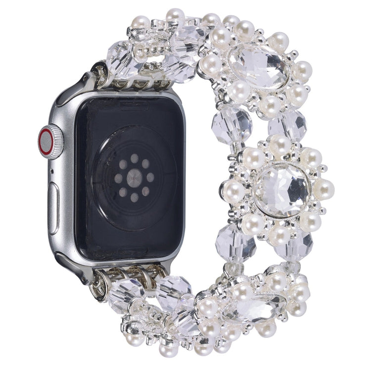 Beaded Pearl Gemstone Bracelet Watch Band, Series 3