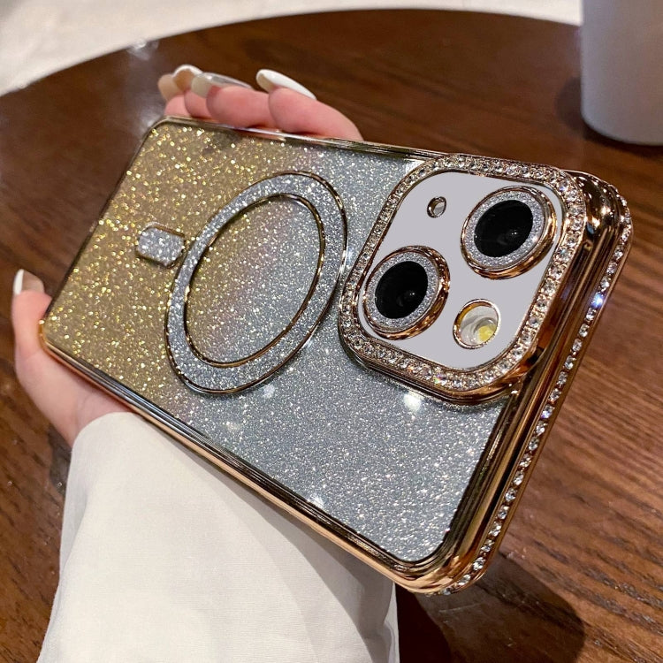 Diamond Gradient Glitter Plated MagSafe Phone Case, Series 2