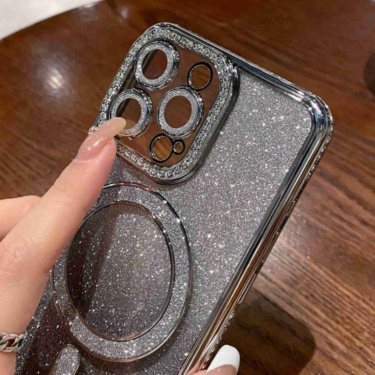 Diamond Gradient Glitter Plated MagSafe Phone Case, Series 3