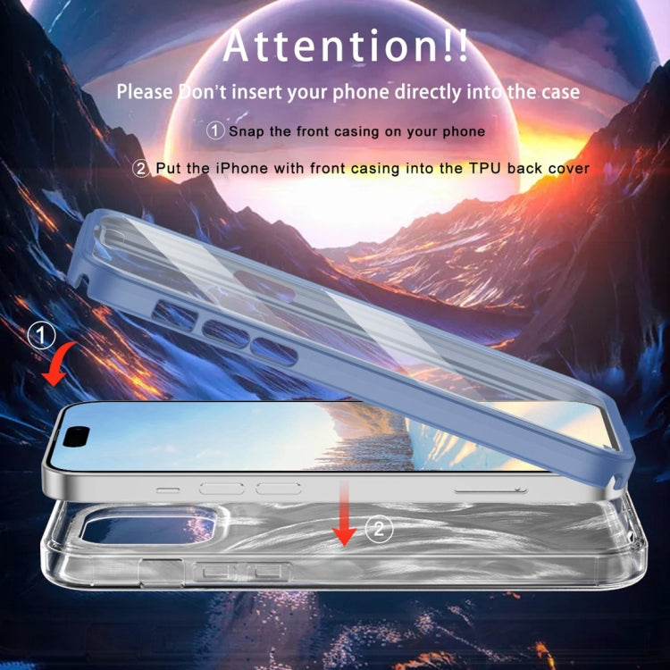 IMD Gradient Feather PC Hybrid TPU Phone Case, Series 2