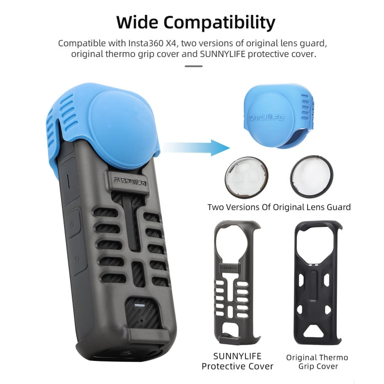 For Insta360 X4 Sunnylife Silicone Shockproof Case My Store