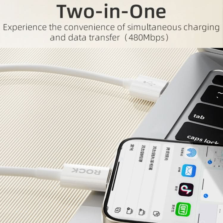 ROCK P8 Prime Series 1m USB Fast Charging Data Cable