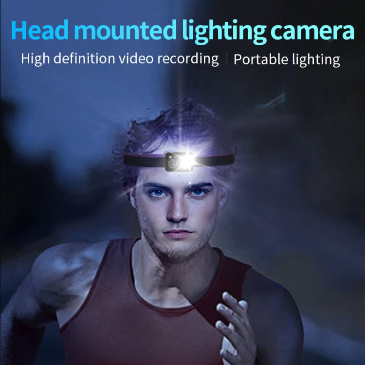 D7 1080P Head-mounted Lighting Camera LED Motion Sensor Video Recording Lighting Camera Reluova