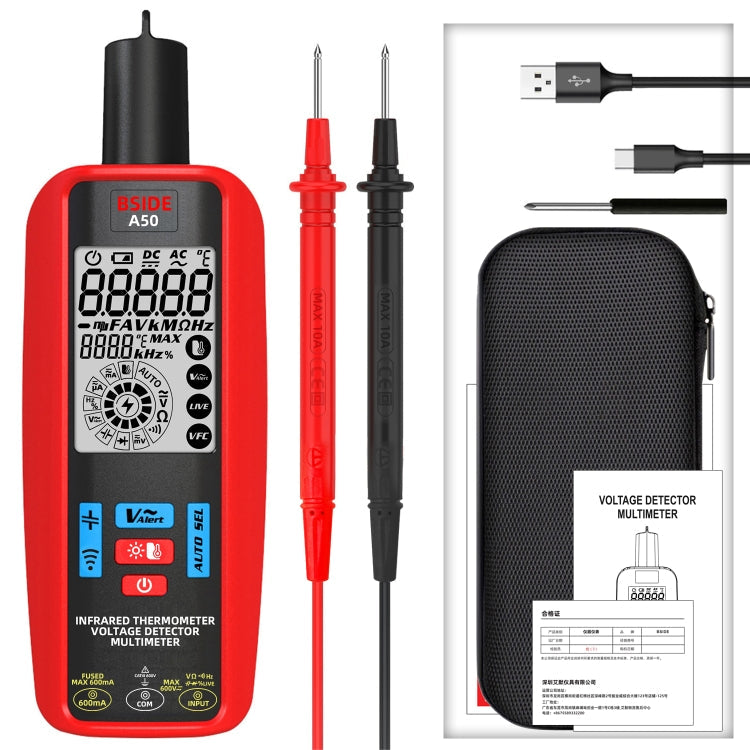 BSIDE A50 Infrared Temperature Test Digital Multimeter Reluova