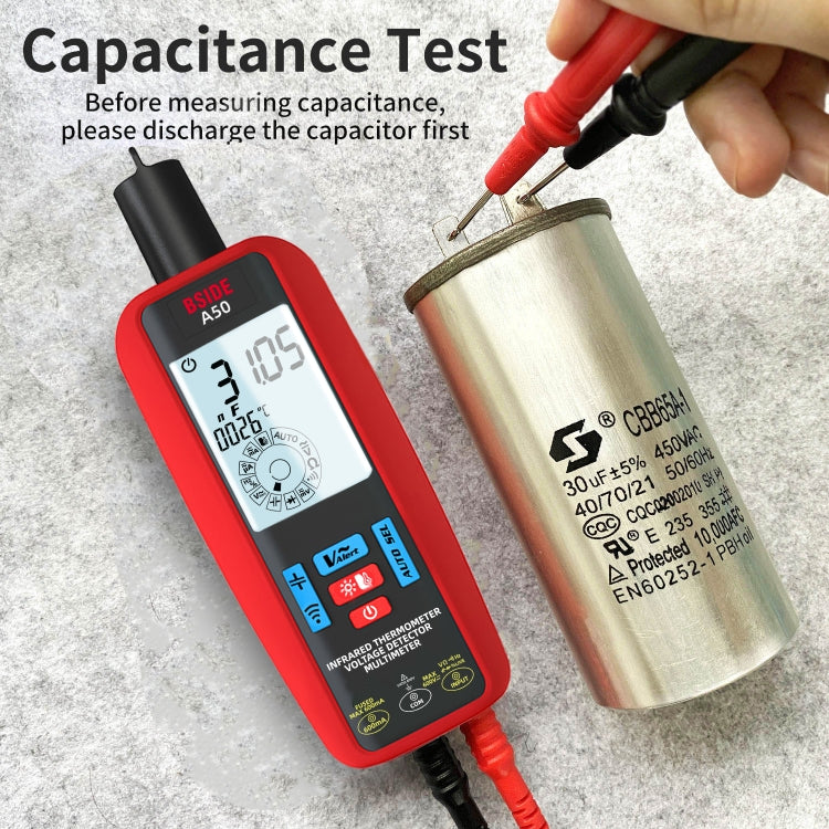 BSIDE A50 Infrared Temperature Test Digital Multimeter Reluova