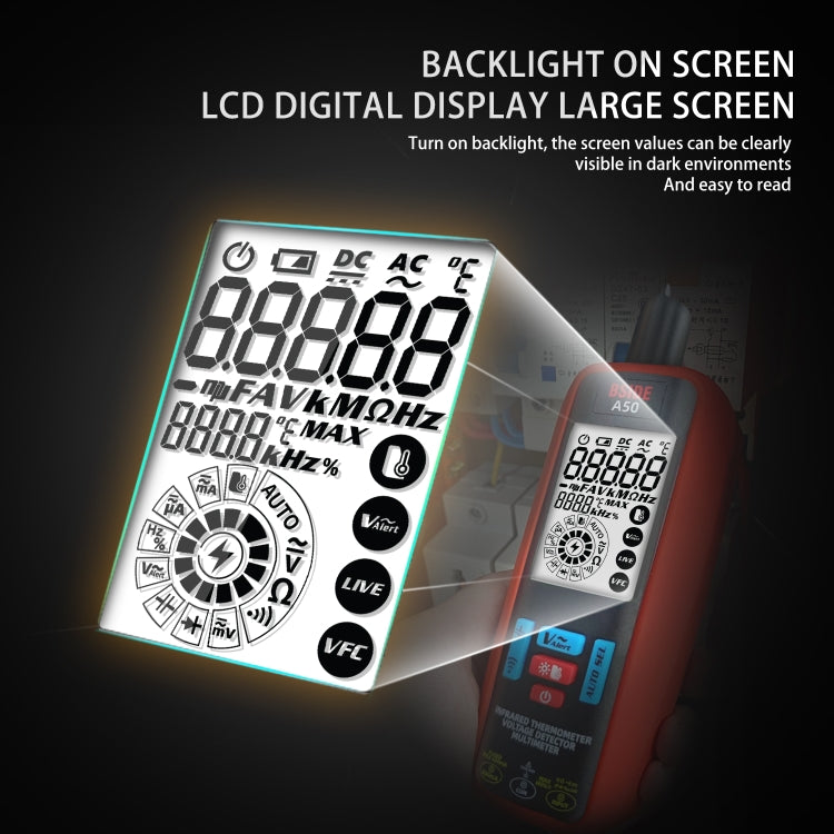 BSIDE A50 Infrared Temperature Test Digital Multimeter Reluova