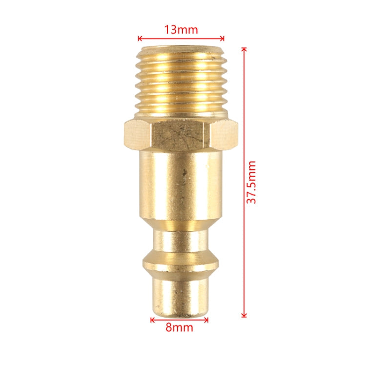 2pcs / Set Car 1/4NPT Brass American Style Pneumatic Chuck