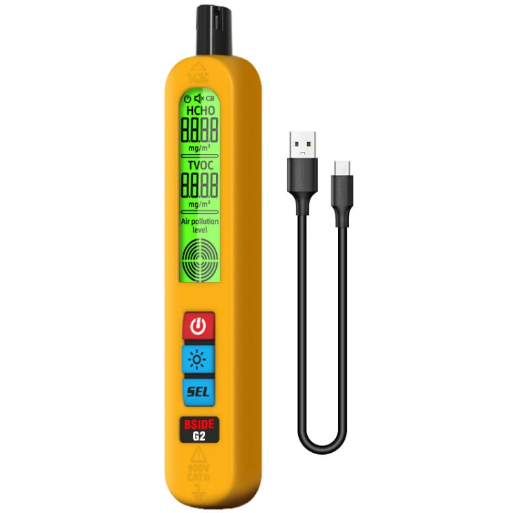 BSIDE G2 Portable Air Quality Detector Indoor Formaldehyde Tester Reluova