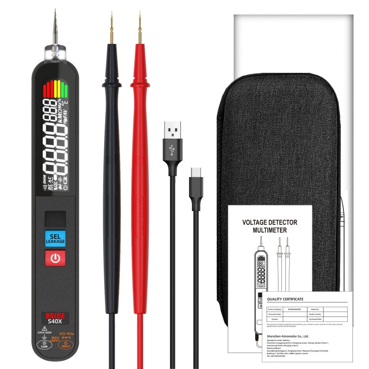 BSIDE S40X Voltage Leakage Detection Digital Multimeter Reluova