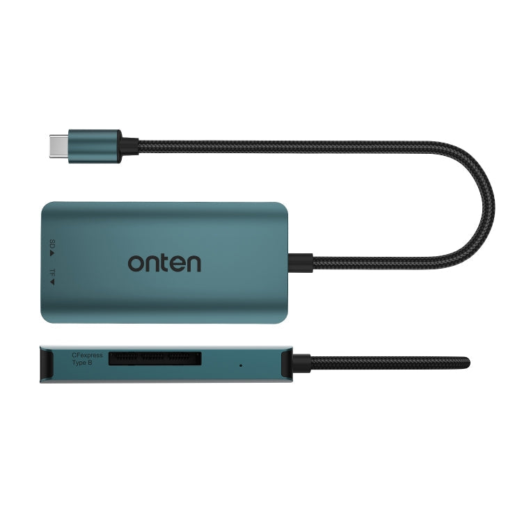 Onten C11 3 in 1 USB-C / Type-C to CFepress Type-B & SD & TF Card Reader