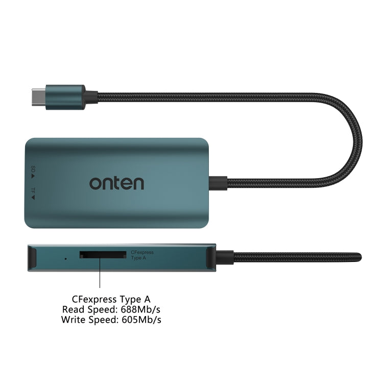 Onten C12 3 in 1 USB-C / Type-C to CFepress Type-A & SD & TF Card Reader My Store