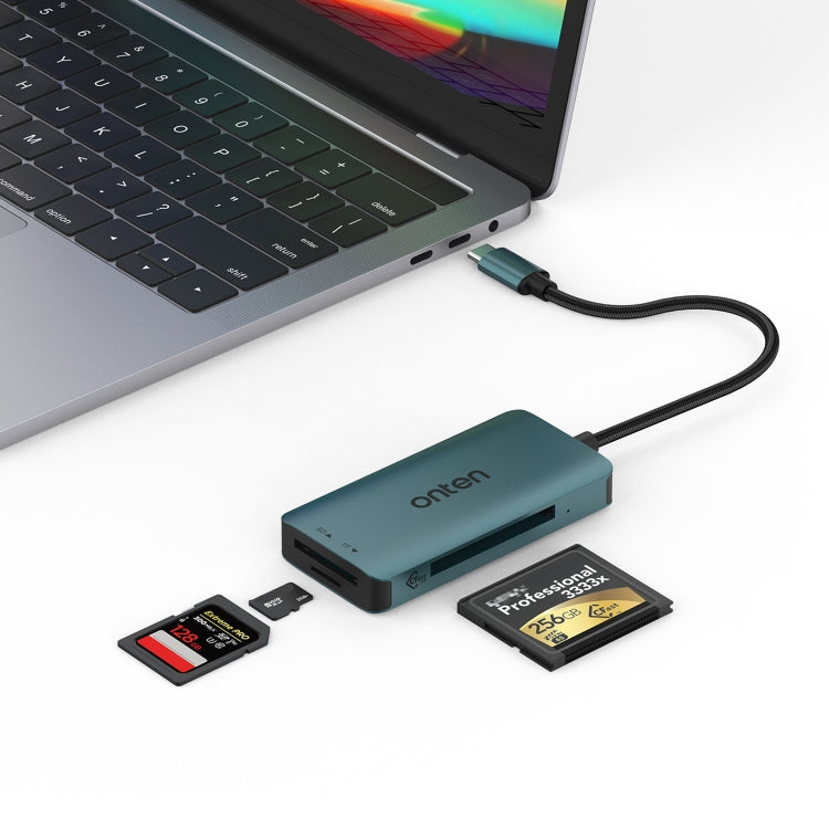 Onten C15 3 in 1 USB-C / Type-C to CFast 2.0 & SD & TF Card Reader