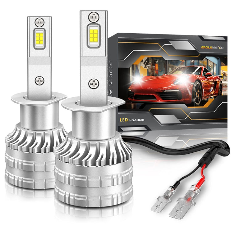 Pair 30W 3100lm 6000K Car LED Headlight Bulb