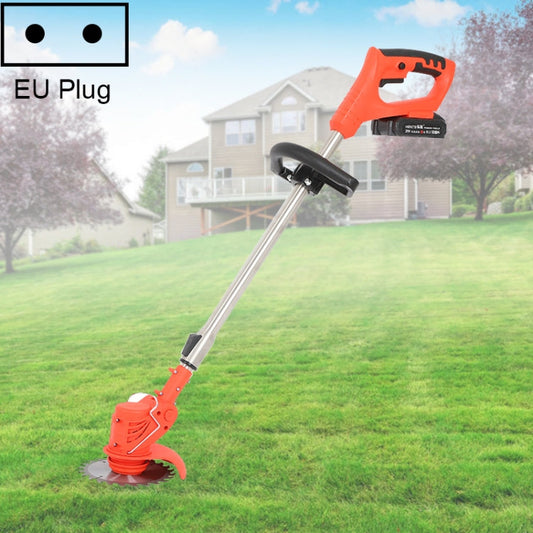 21V Portable Rechargeable Electric Lawn Mower Weeder-Reluova