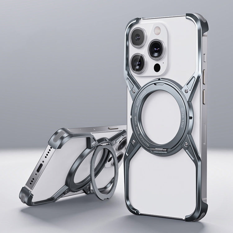 Aluminum Alloy Frameless 360-Degree Rotating Phone Case