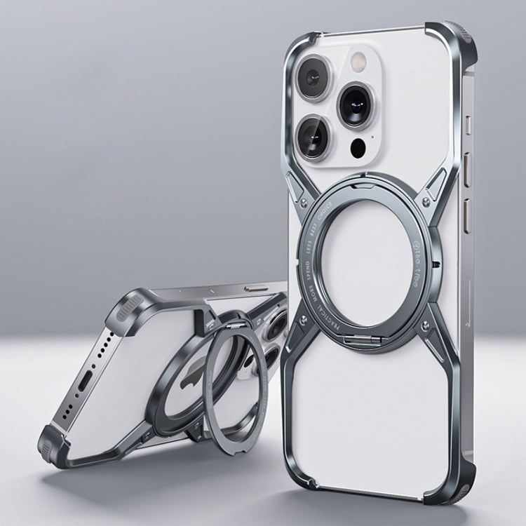 Aluminum Alloy Frameless 360-Degree Rotating Phone Case