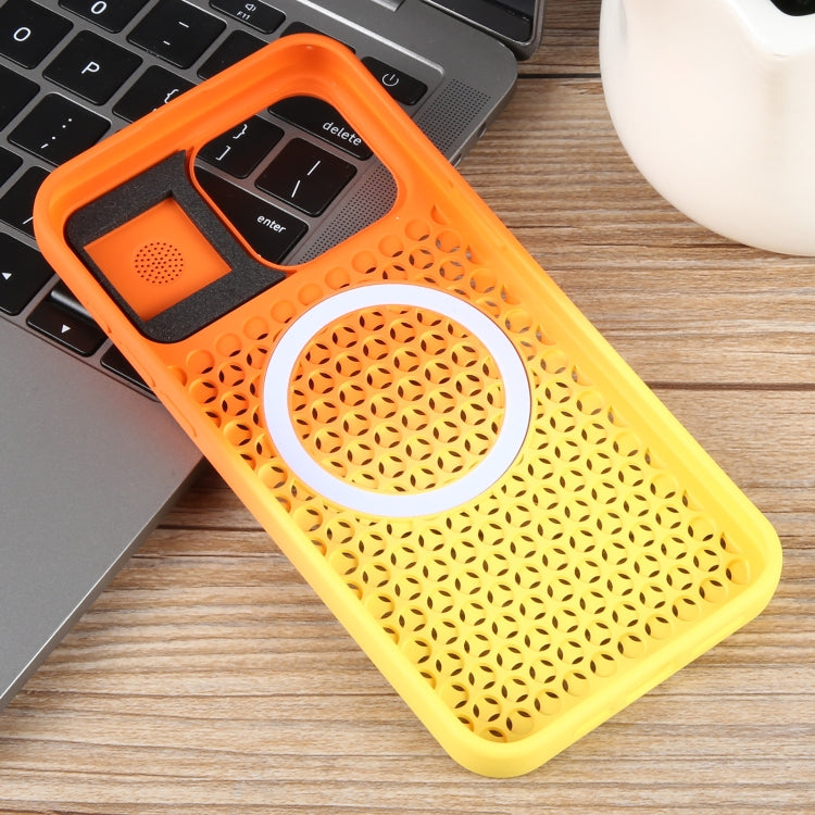 Gradient Color Honeycomb Aromatherapy MagSafe Phone Case, Series 2