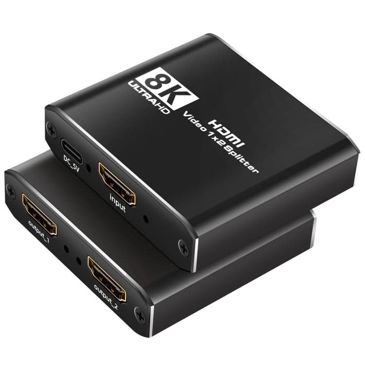 NK-H12 8K UHD 1 In 2 Out HDMI Video Splitter Converter My Store