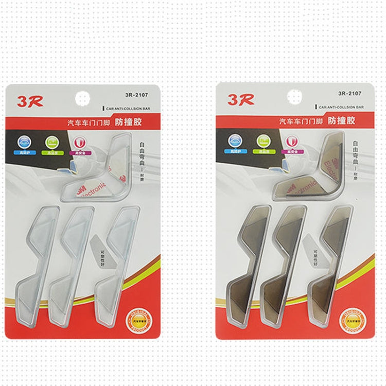 3R 3R-2107 Car Door Anti-collision Rubber Strip Invisible Protection Anti-scratch Aticker ÎҵÄÉ̵ê