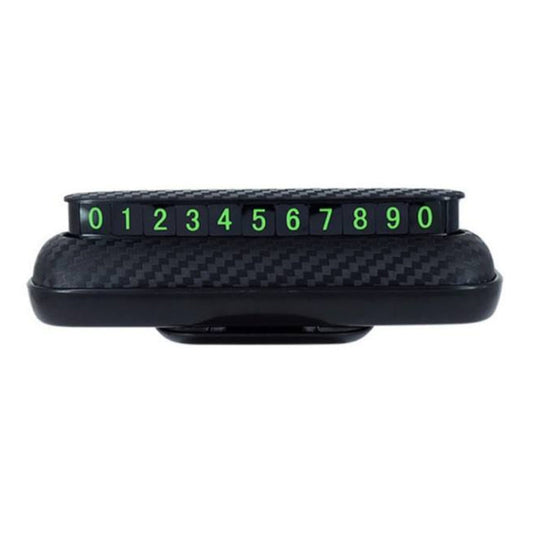 3R-2154 Car Temporary Parking Card Hidden Luminous Phone Number Plate-Reluova