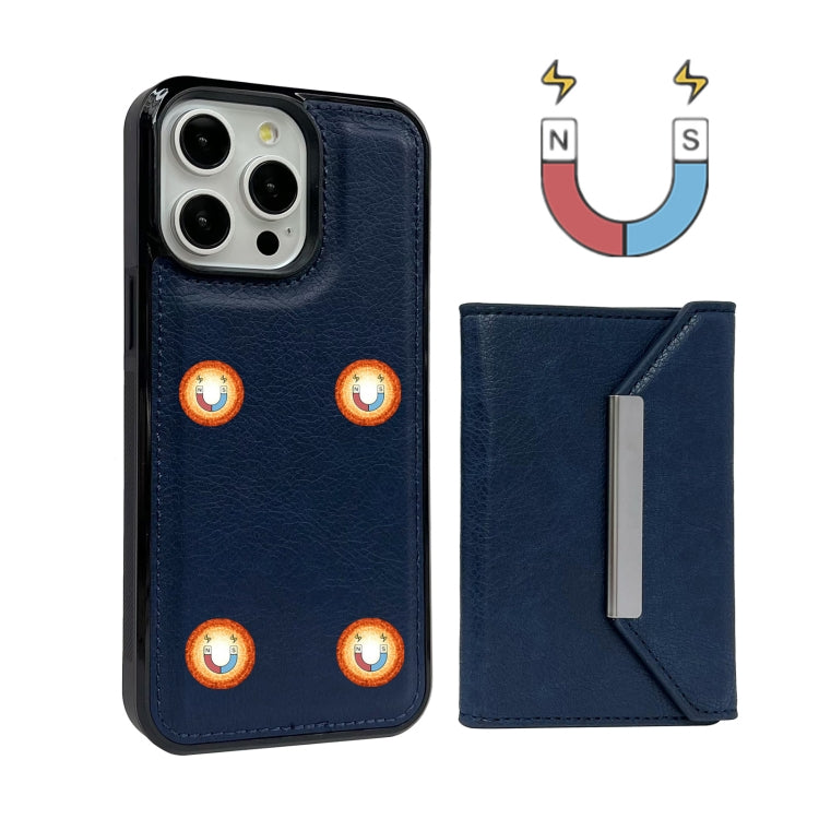 Solid Color Metal Buckle Card Slots Bag Phone Case, Series 2