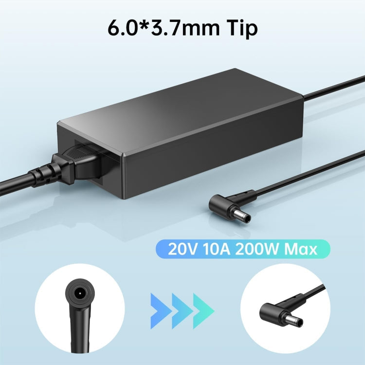 200W 20V 10A Laptop Notebook Power Adapter For Asus 6.0 x 3.7mm-Reluova