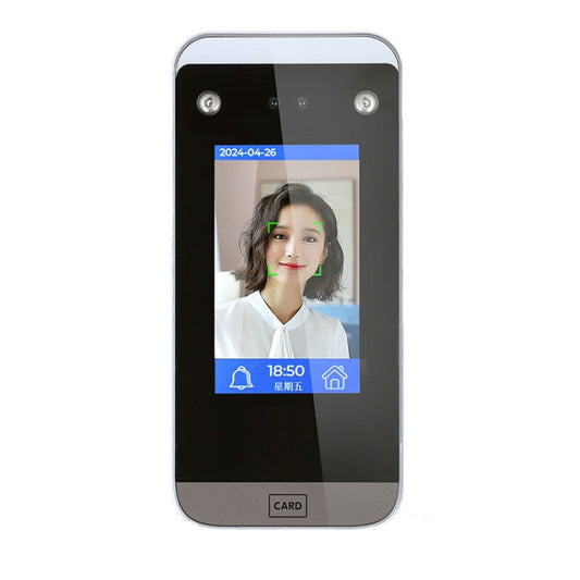 Realand F100 4.3 inch Capacitive Touch Screen Face Fingerprint Card Attendance Machine Reluova