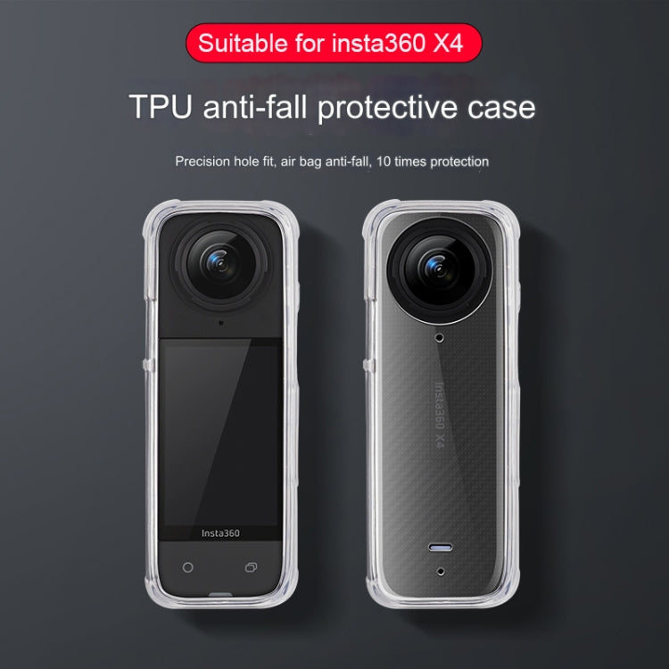 For Insta360 X4 Clear 1.5mm Soft TPU Protective Case My Store