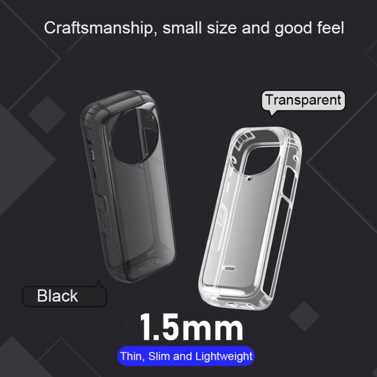 For Insta360 X4 Clear 1.5mm Soft TPU Protective Case