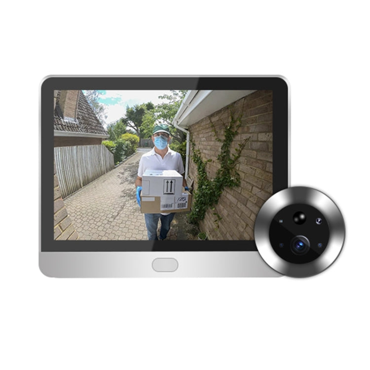 SY-36 4.3 inch Color Screen Graffiti Hidden 1080P WiFi Smart Cat Eye Video Doorbell Reluova