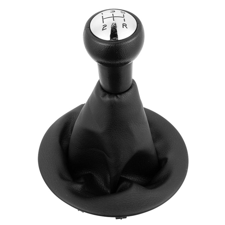 Car 5 Speed Gear Lever Hand Ball Leather Gear Shift Knob with Dustproof Cover for Citroen Berlingo III MK3 / Peugeot Partner 2008- ÎҵÄÉ̵ê