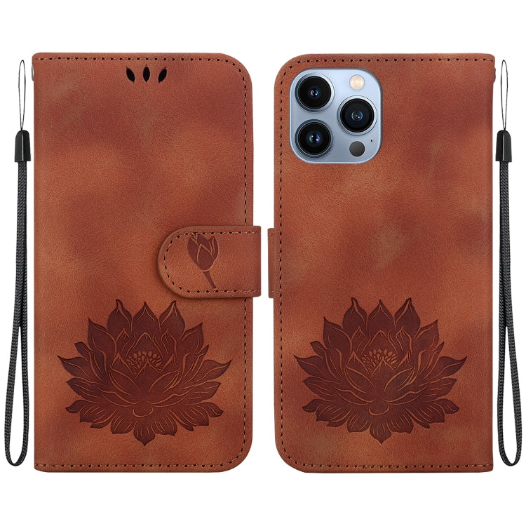 Lotus Embossed Leather Phone Case, Series 2