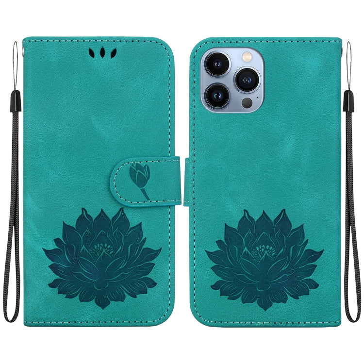 Lotus Embossed Leather Phone Case, Series 2