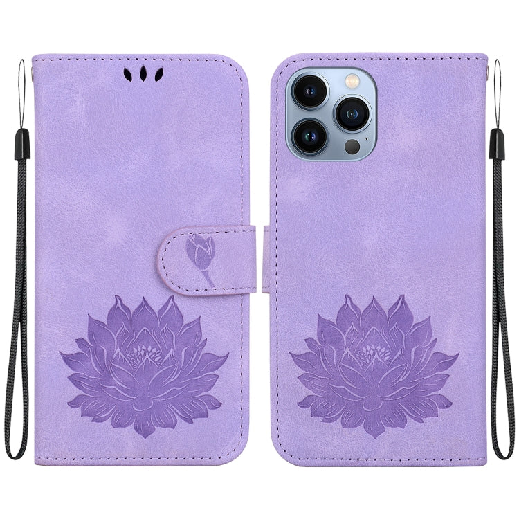 Lotus Embossed Leather Phone Case, Series 2