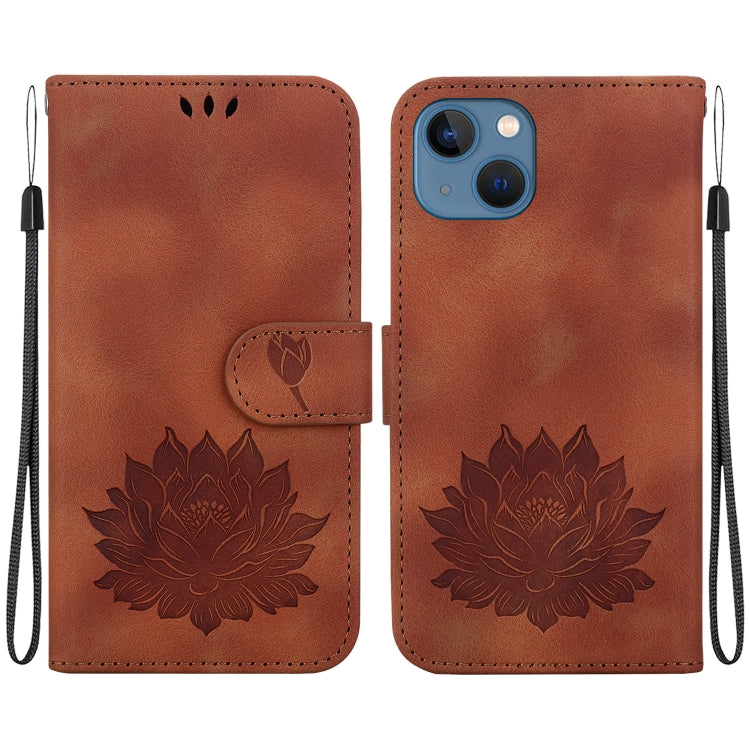 Lotus Embossed Leather Phone Case, Series 4