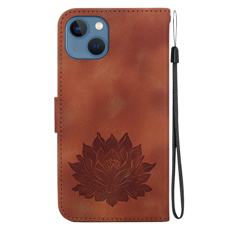 Lotus Embossed Leather Phone Case, Series 4