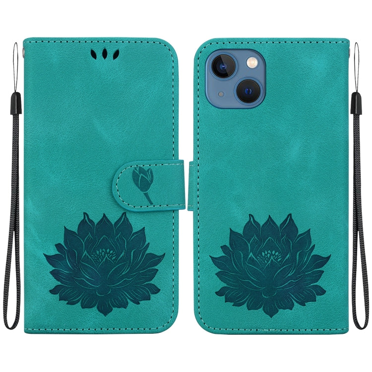 Lotus Embossed Leather Phone Case, Series 2