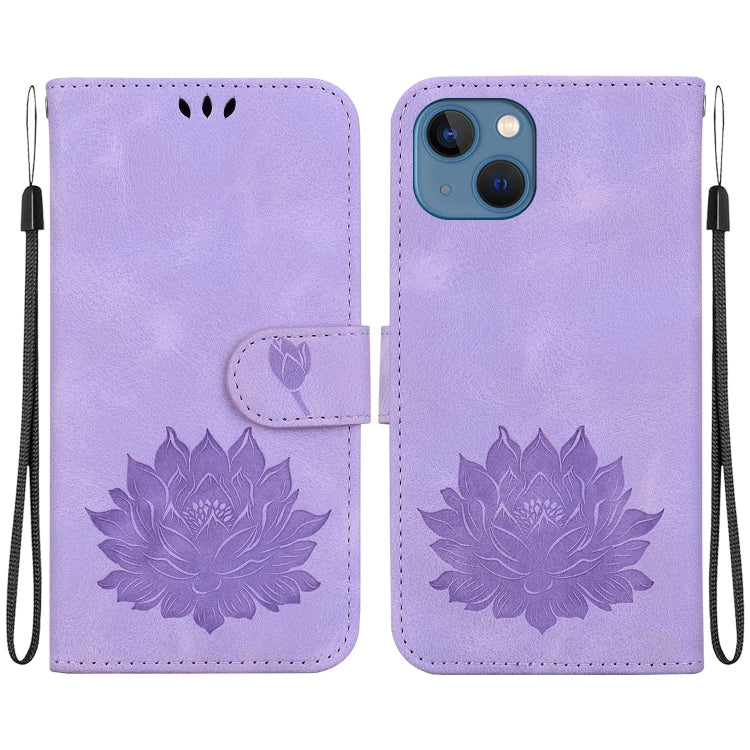 Lotus Embossed Leather Phone Case, Series 2