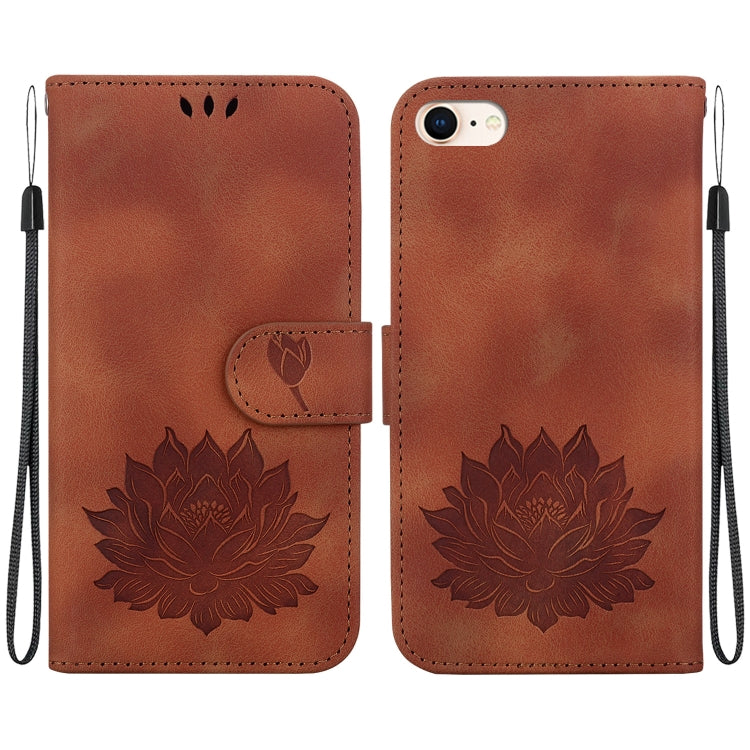 Lotus Embossed Leather Phone Case, Series 3