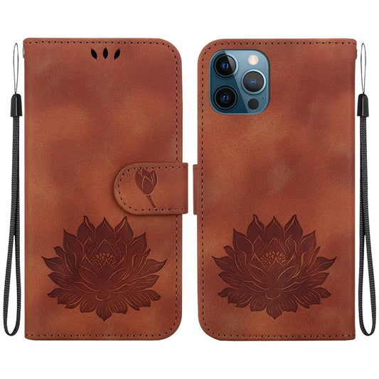 Lotus Embossed Leather Phone Case, Series 3