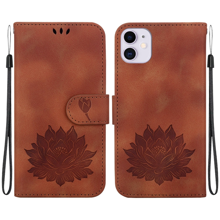 Lotus Embossed Leather Phone Case, Series 1