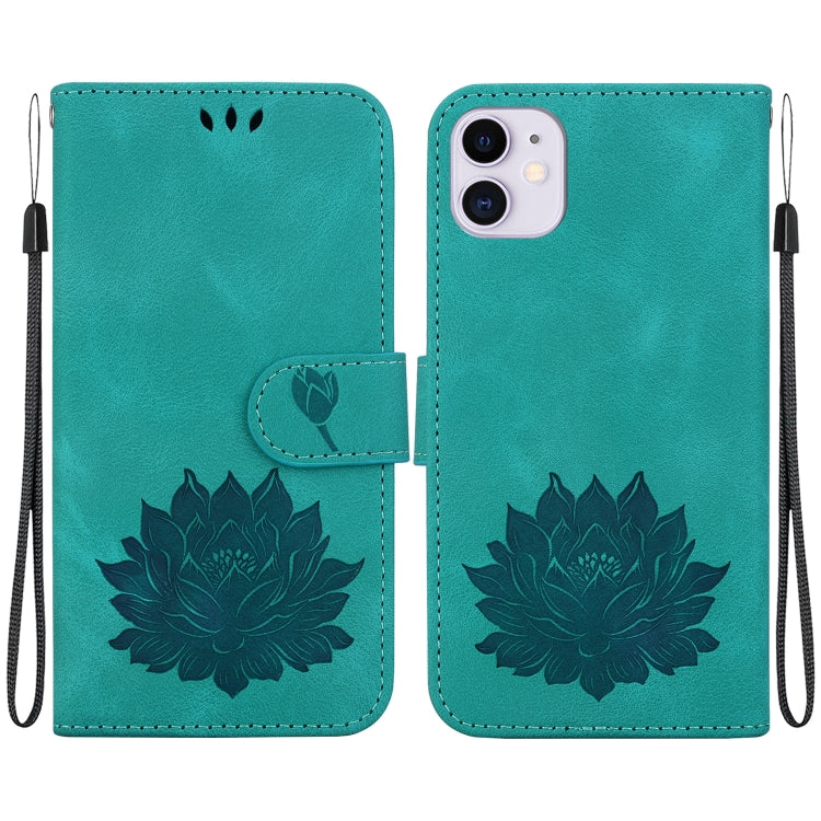 Lotus Embossed Leather Phone Case, Series 1