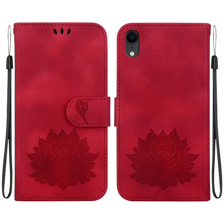 Lotus Embossed Leather Phone Case, Series 1