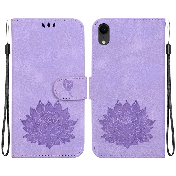 Lotus Embossed Leather Phone Case, Series 1