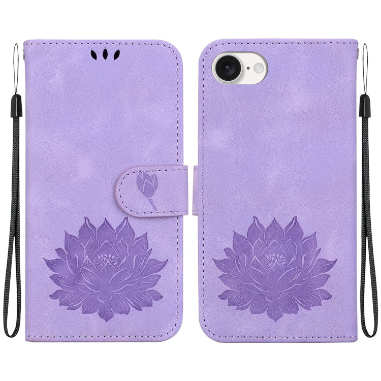 Lotus Embossed Leather Phone Case, Series 2