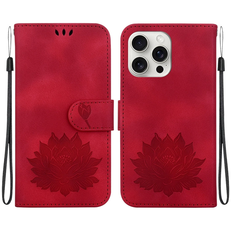 Lotus Embossed Leather Phone Case, Series 5