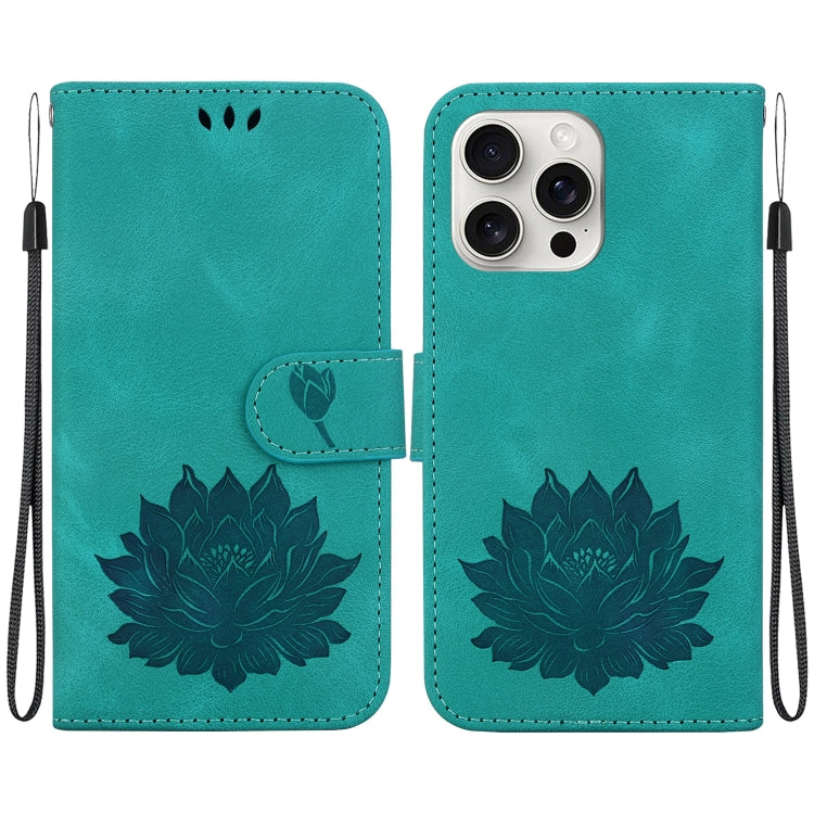 Lotus Embossed Leather Phone Case, Series 5