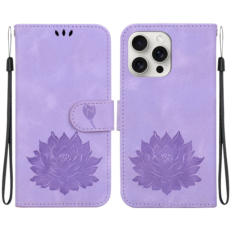 Lotus Embossed Leather Phone Case, Series 5