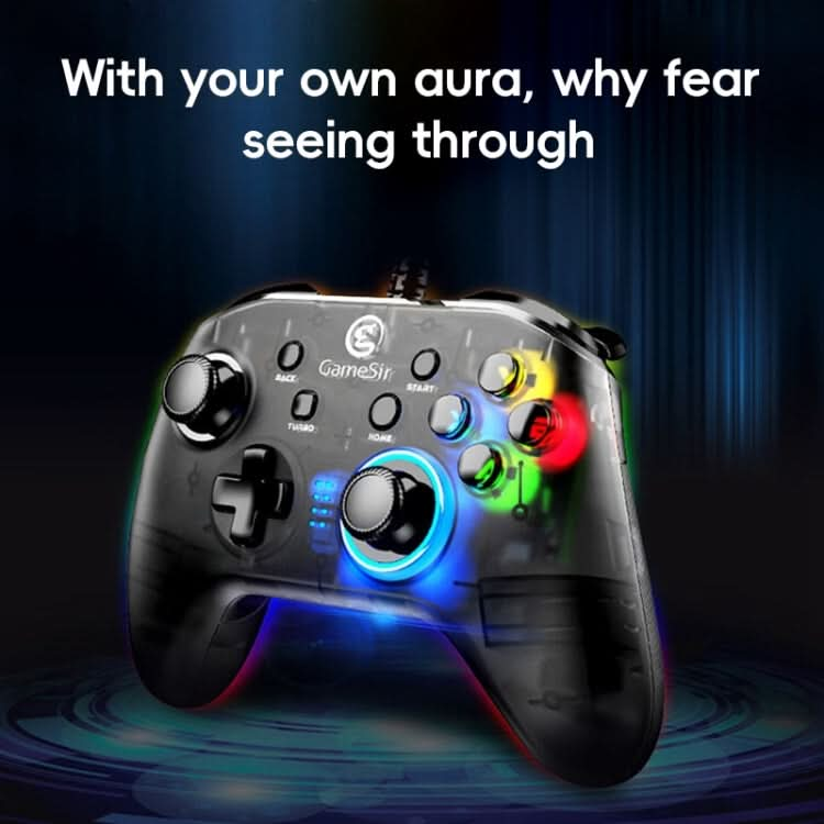 GameSir T4w Wired Gamepad Game Controller for PC / Switch / PS3 / Android